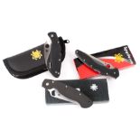 (lot of 3) Spyderco knife group