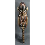 A large polychrome New Ireland for Malangan sculpture