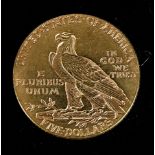 1915 $5 Gold Indian Head Half Eagle