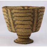 Akimel O'adham Pima pedestal basket