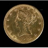 1906 $10 Gold Liberty Head Eagle