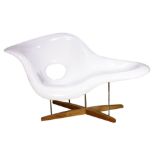 A Charles and Ray Eames for Vitra style La Chaise lounge chair