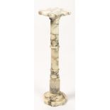A Classical style marble pedestal