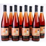 (lot of 8) Imagery Estate Winery Artist Collection 2005 Syrah Rose Los Carneros