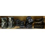 (lot of 8) Four pairs of bookends