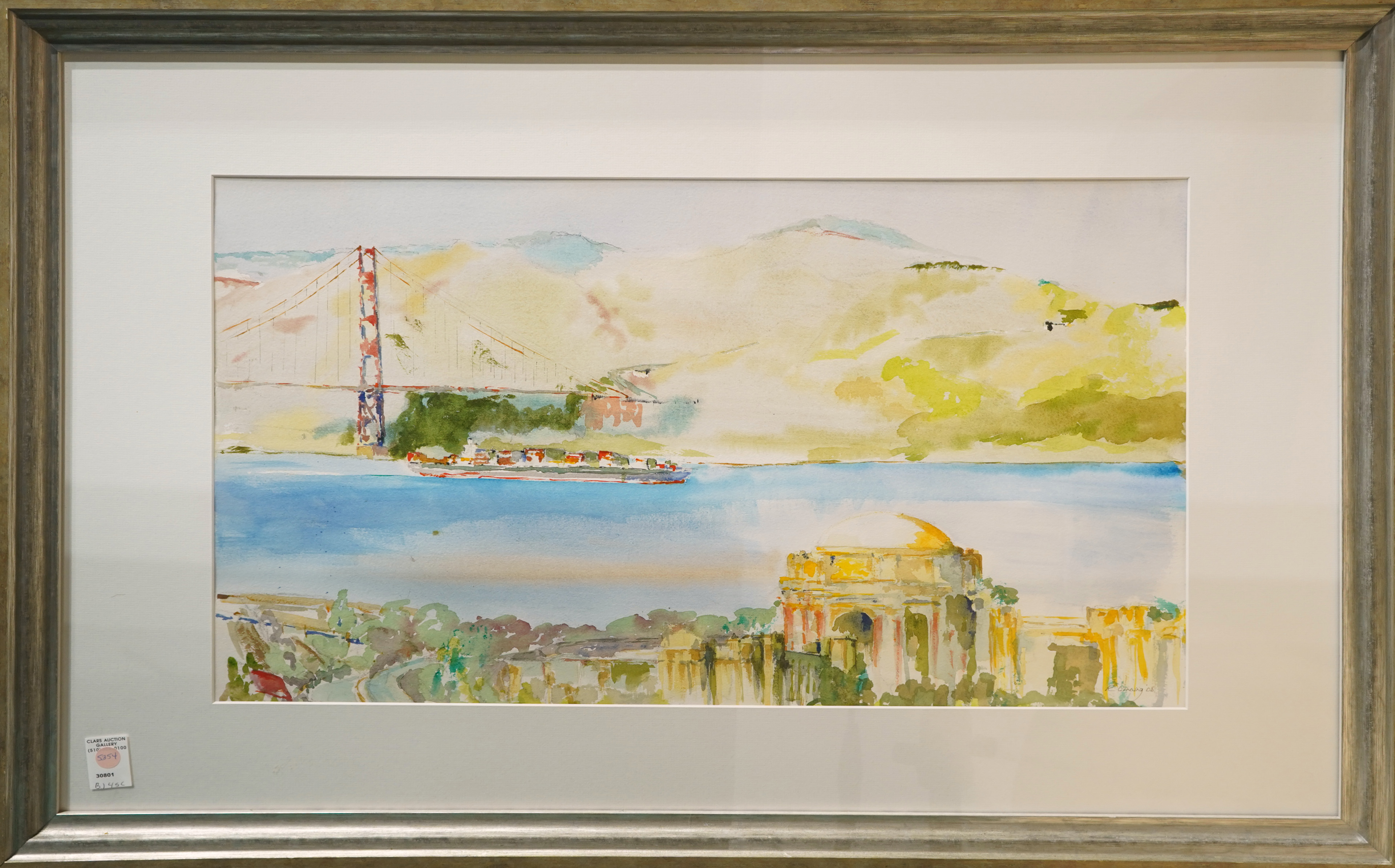 Watercolor, San Francisco Bay