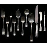 (lot of 105) Shreve Marie Louise sterling flatware set