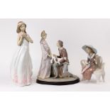 A group of Lladro figural groups