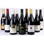 (lot of 12) A mostly California Pinot Noir wine group