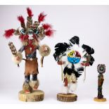 (lot of 3) Hopi Kachina group