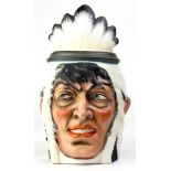 Native American Tobey style character jug