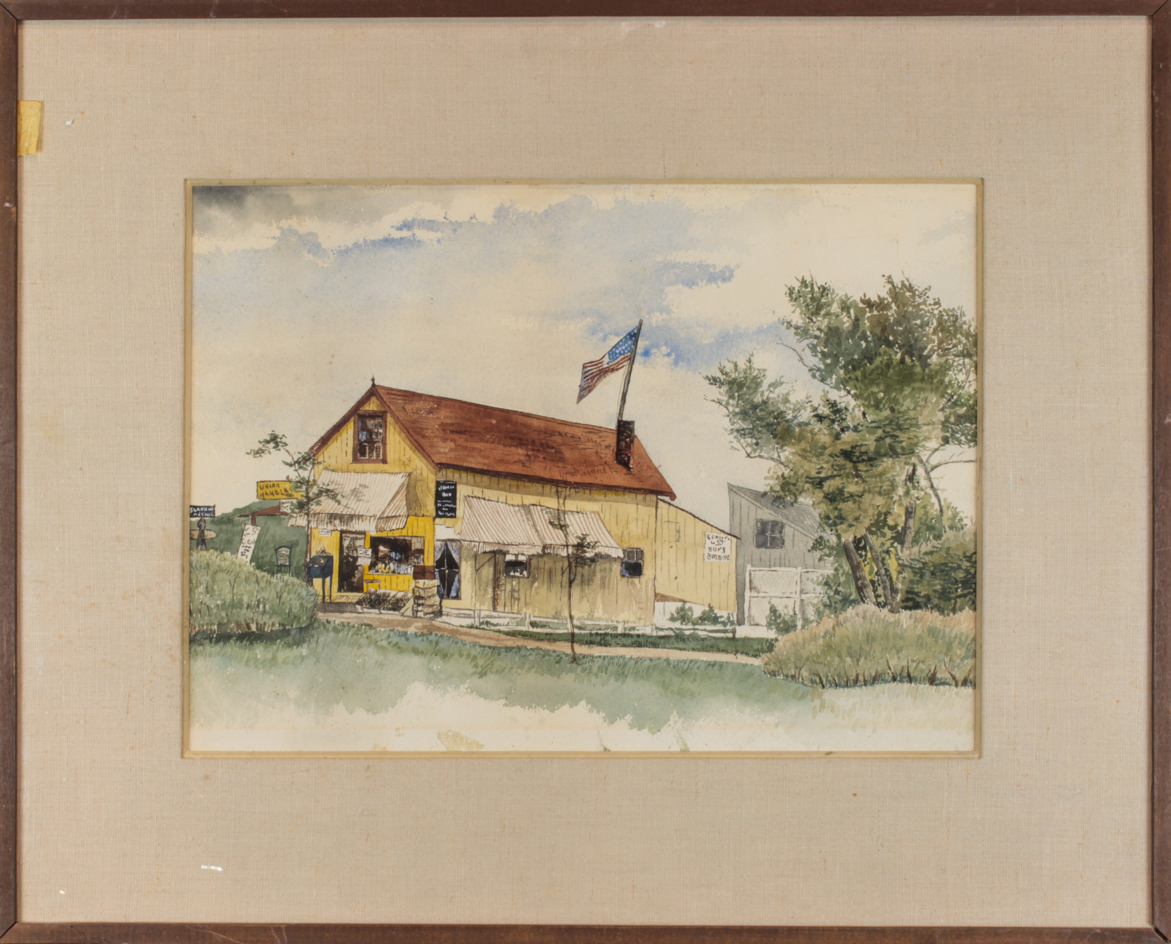 Watercolor, Country Store