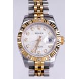 Lady's Rolex DateJust two tone wristwatch REF: 179313