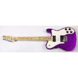 Fender Telecaster - custom model limited run, purple sparkle with Curtis Novak wound pick-ups