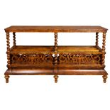A William IV style Henredon Historic Natchez collection console table