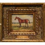 Painting, Brown Stallion