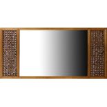 Chinese elm wood mirror