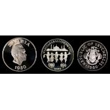 (lot of 3) Year of the Child silver coin group