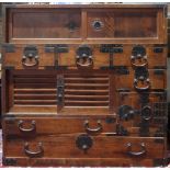 An Asian tansu chest