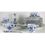 (lot of 95) Blue Danube partial china service in the Blue Onion pattern