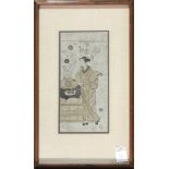 (lot of 3) Harunobu School