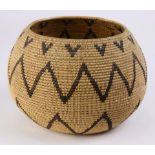 A Native American Mono Lake Paiute basket