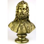 A Russian gilt bronze bust