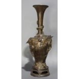 A Chinese Bronze Dragon Vase