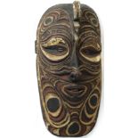 Modern Oceanic mask having incised decoration