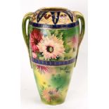 A Nippon floor vase