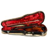 A labeled Italian Vincentius Postiglioni fecit imitia Nicolo Amati Napoli dated 1875 violin