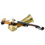 A Stroviol (Stroh) violin having a brass horn