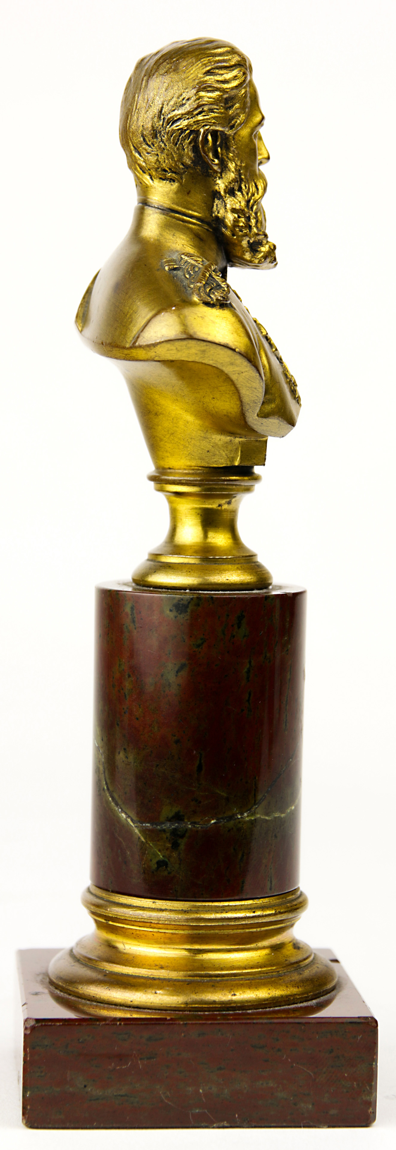 A Russian gilt bronze bust - Image 2 of 4