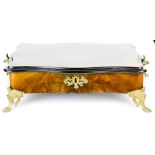 A Continental Biedermeier bronze mounted writing desk 19th century