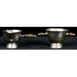 A Georg Jensen sterling creamer and sugar set