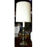 Brass table lamp circa 1970