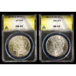 (lot of 2) Morgan dollar group