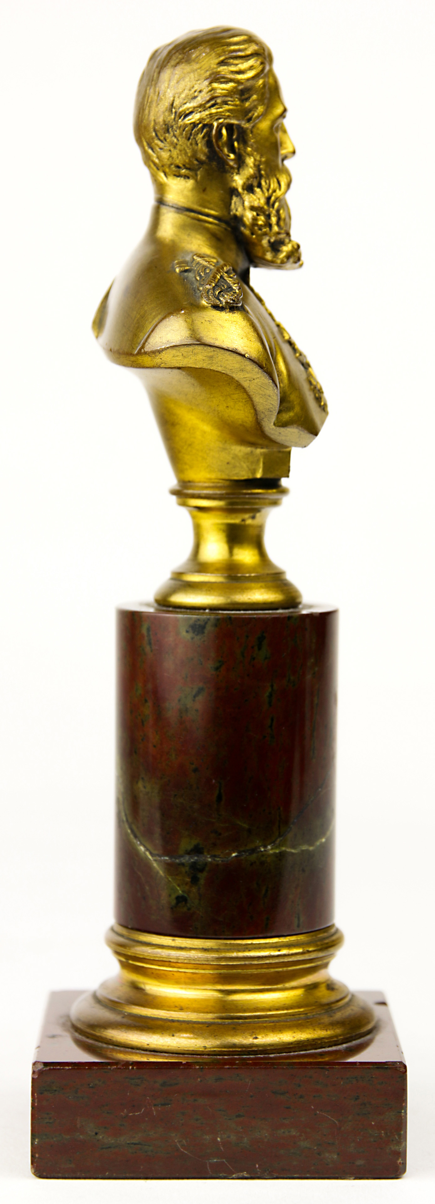 A Russian gilt bronze bust - Image 4 of 4