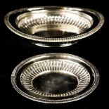 A lot of (2) Tiffany & Co silver soddered dishes