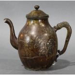 Japanese copper alloy teapot