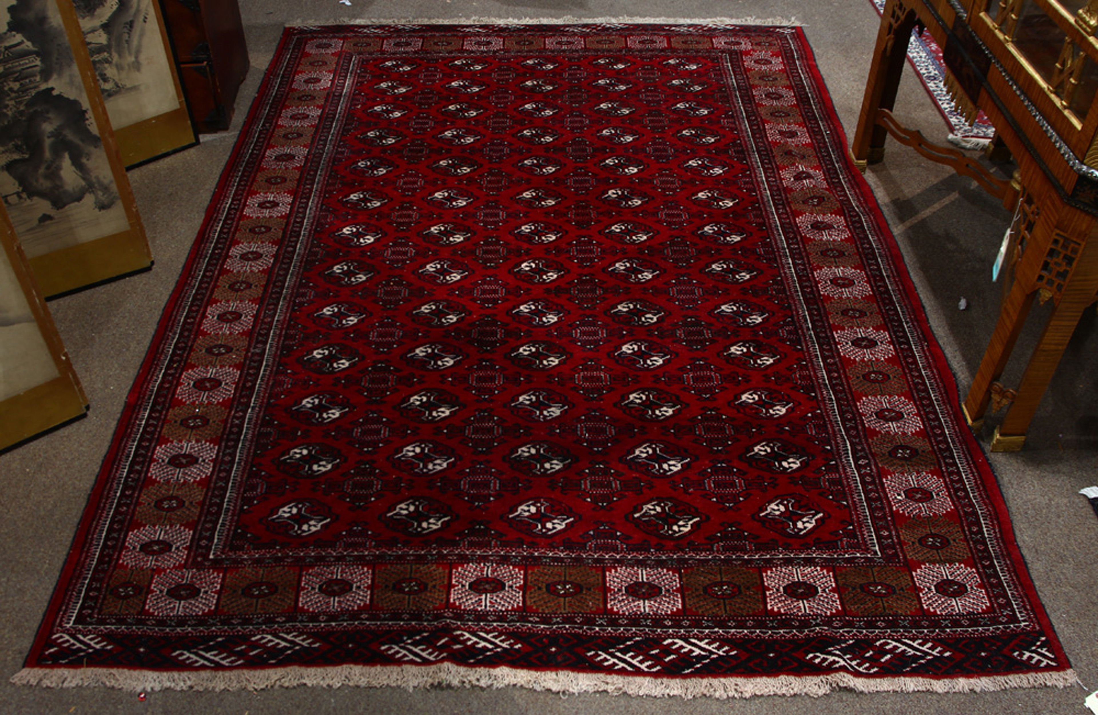 An Afghan Bokhara carpet