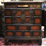 Korean mixed wood storage chest