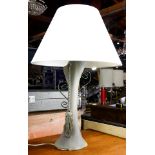 A modern table lamp
