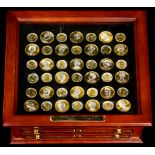 Partial set of Presidents and First Ladies medallions collection