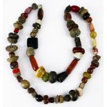 A trade bead necklace
