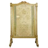 A French giltwood carved screen first half 19th century