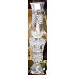 Cut glass girandole