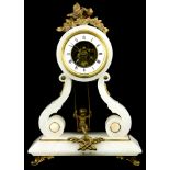 A French soapstone mantle clock