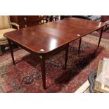 Georgian style mahogany dining table