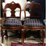 Pair of Empire style chairs